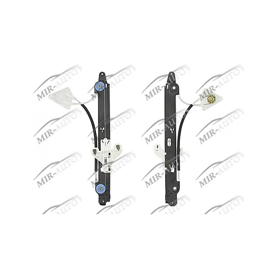 Power window regulator w/o motor