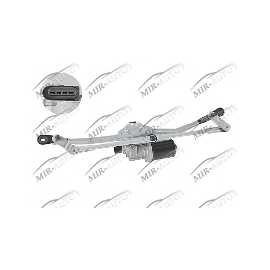 Wiper mechanism with motor