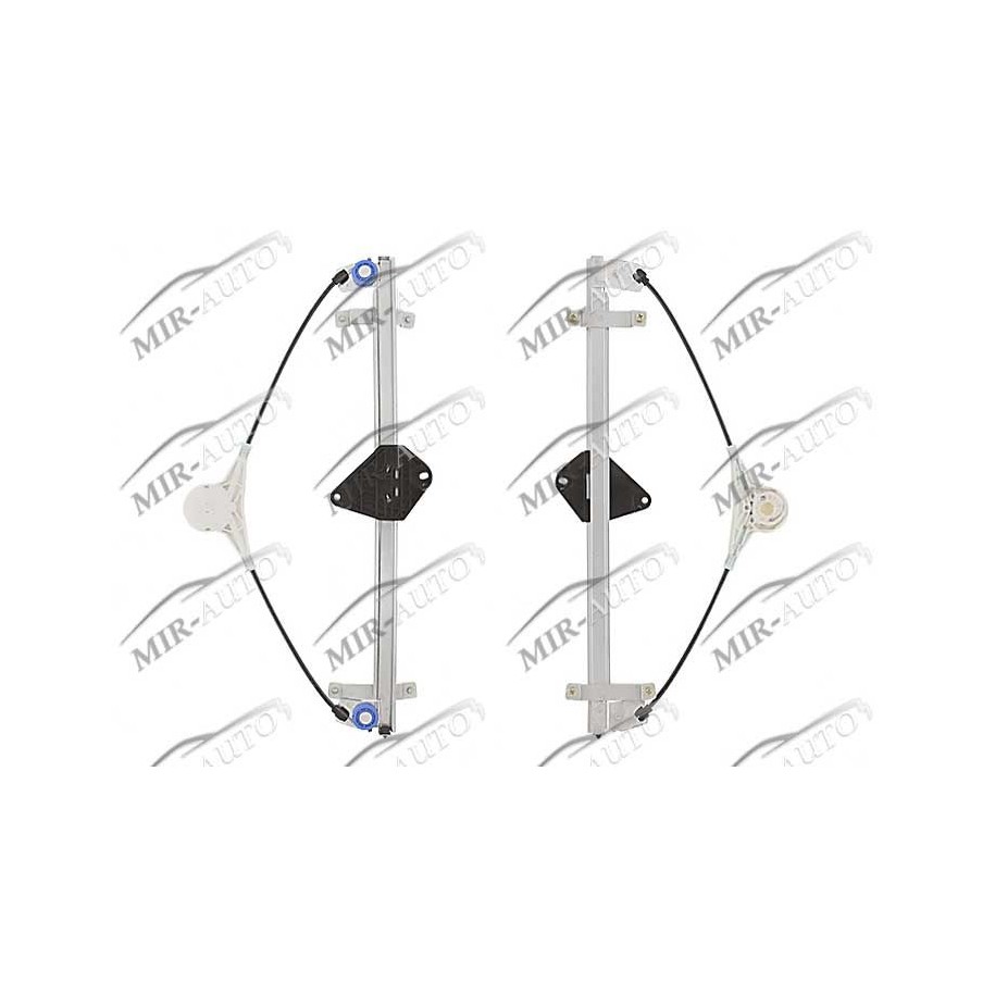 Power window regulator w/o motor