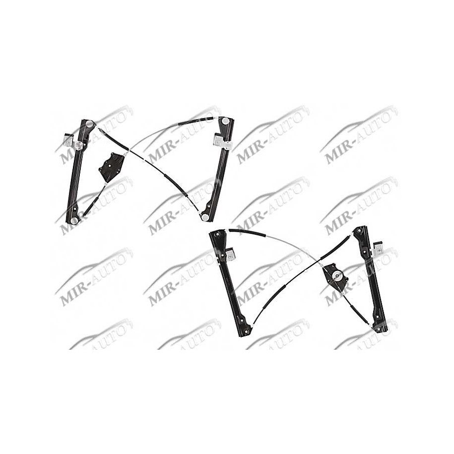 Power window regulator w/o motor