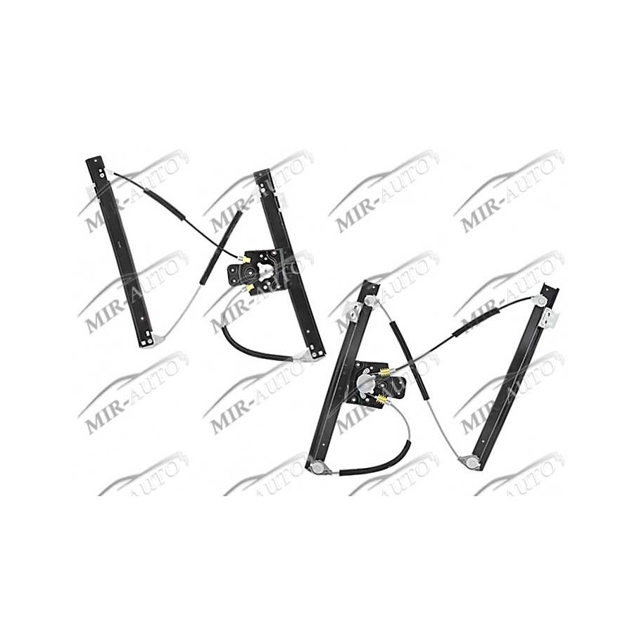 Power window regulator w/o motor