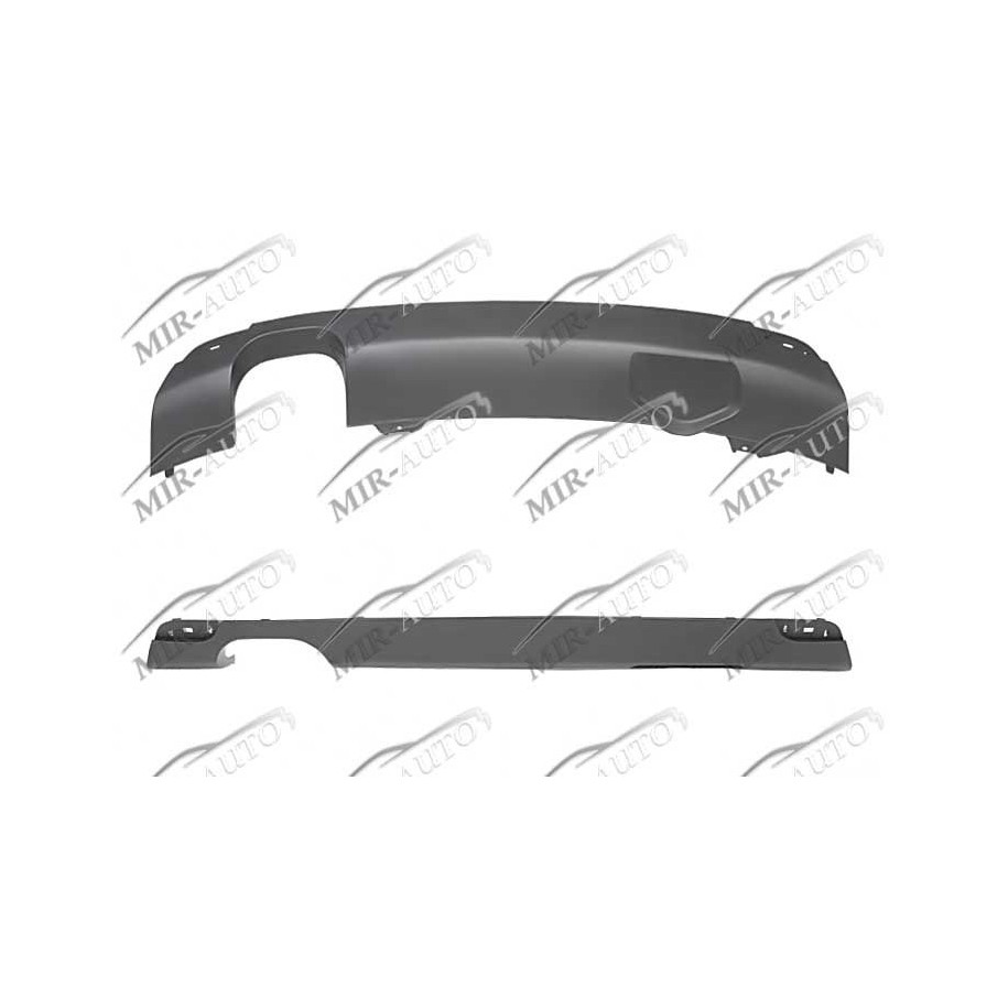 Bumper spoiler, rear