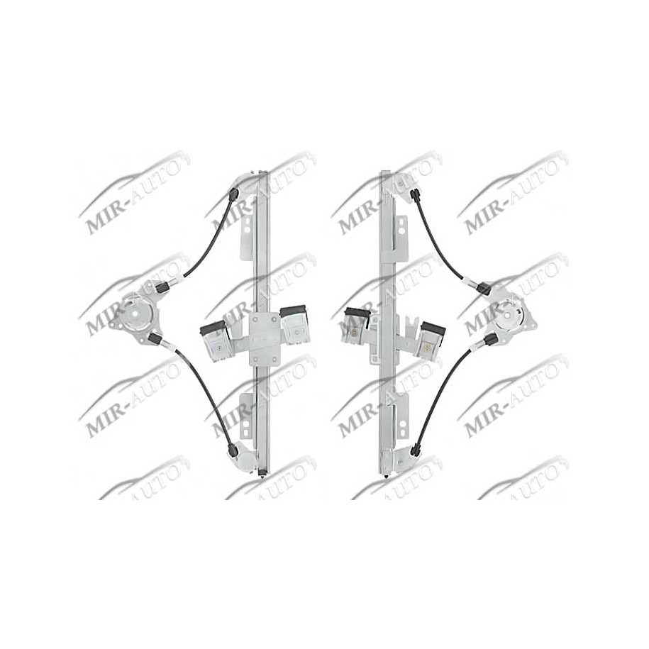 Power window regulator w/o motor