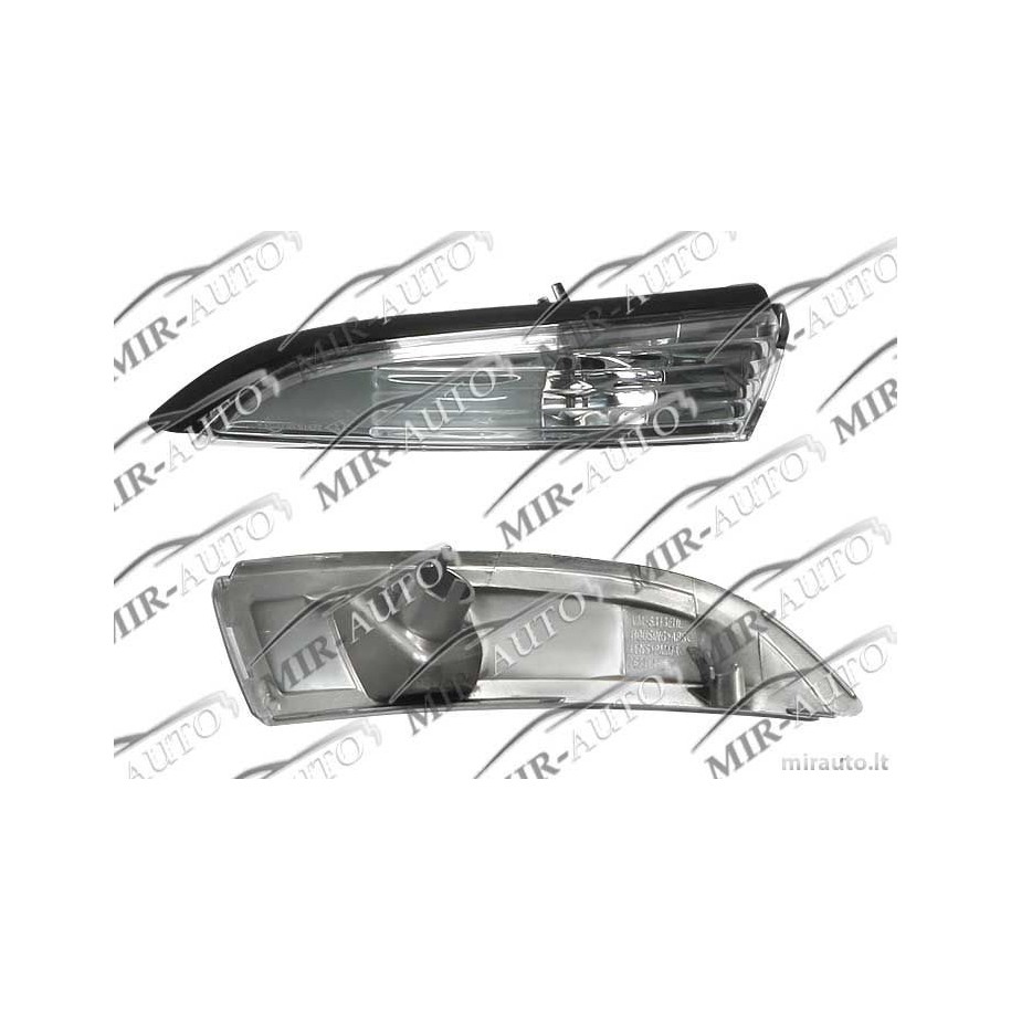 Side indicator in mirror