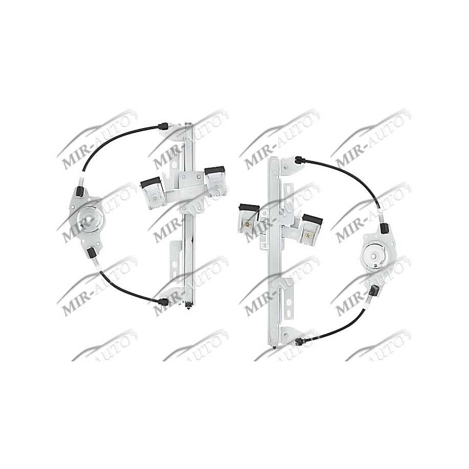 Power window regulator w/o motor