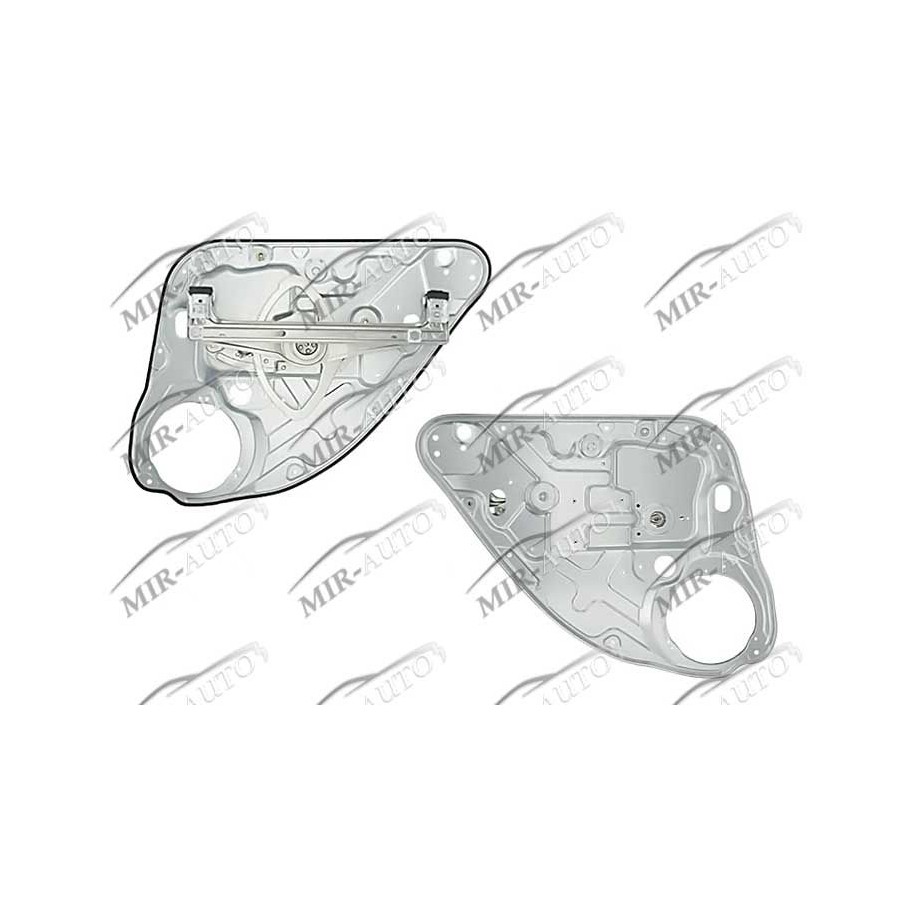 Power window regulator w/o motor