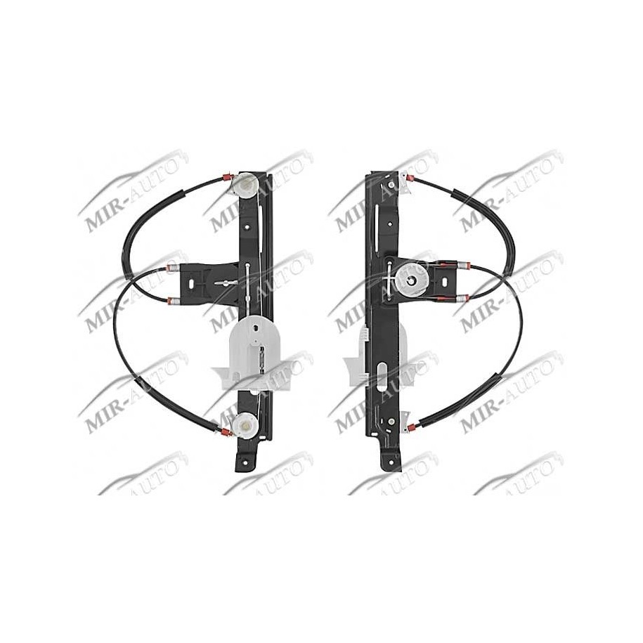 Power window regulator w/o motor