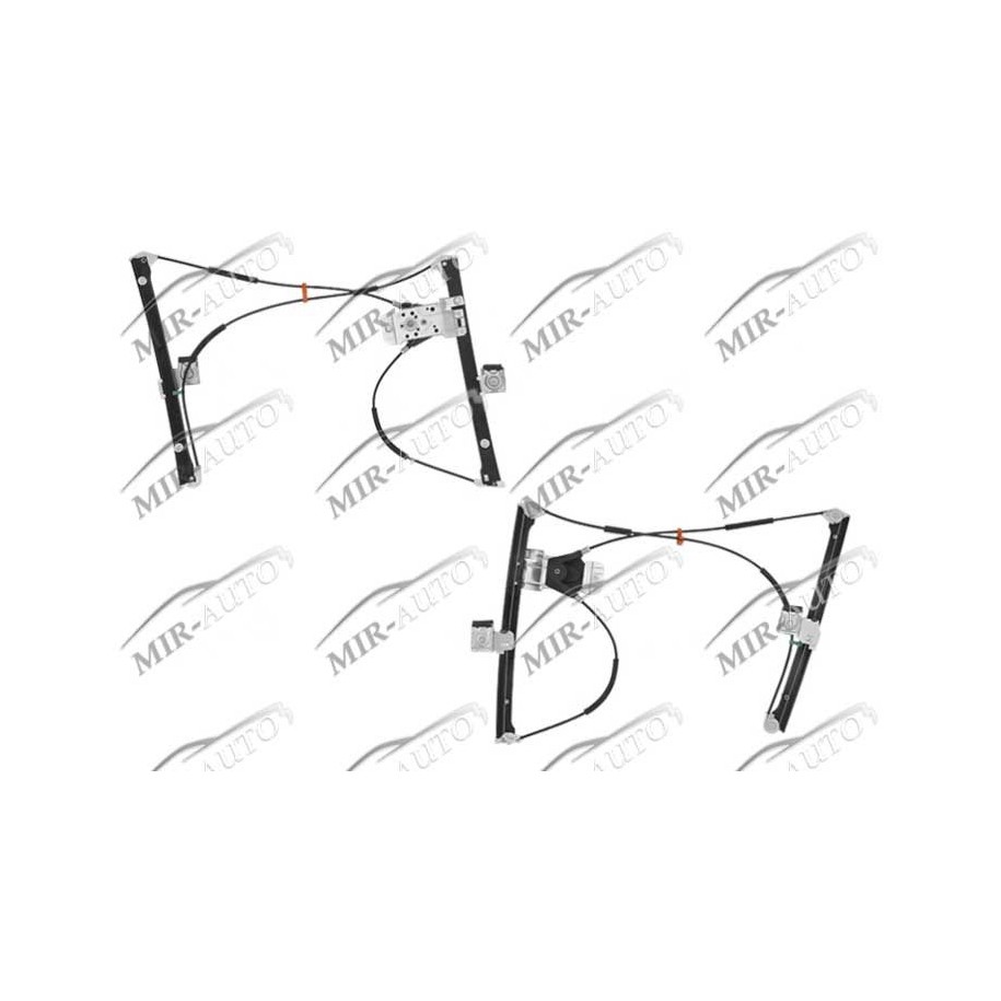 Manual window regulator