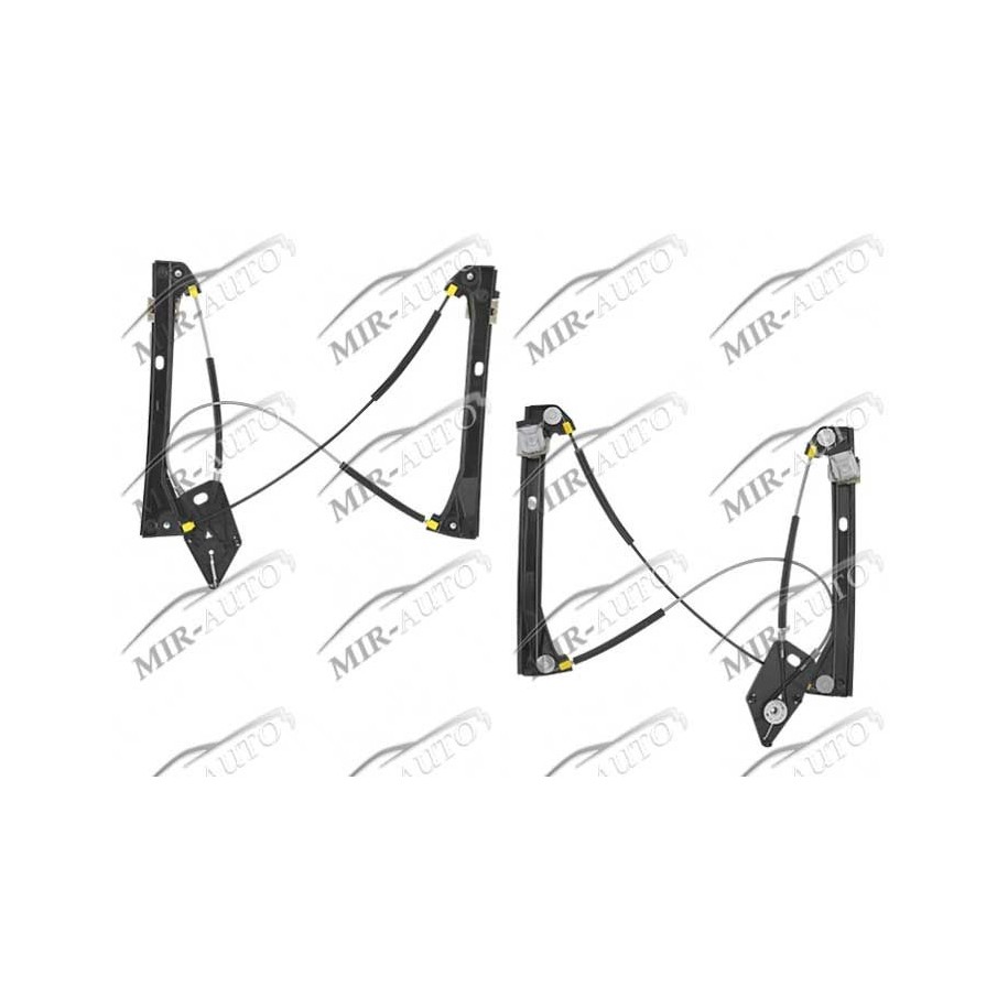 Power window regulator w/o motor