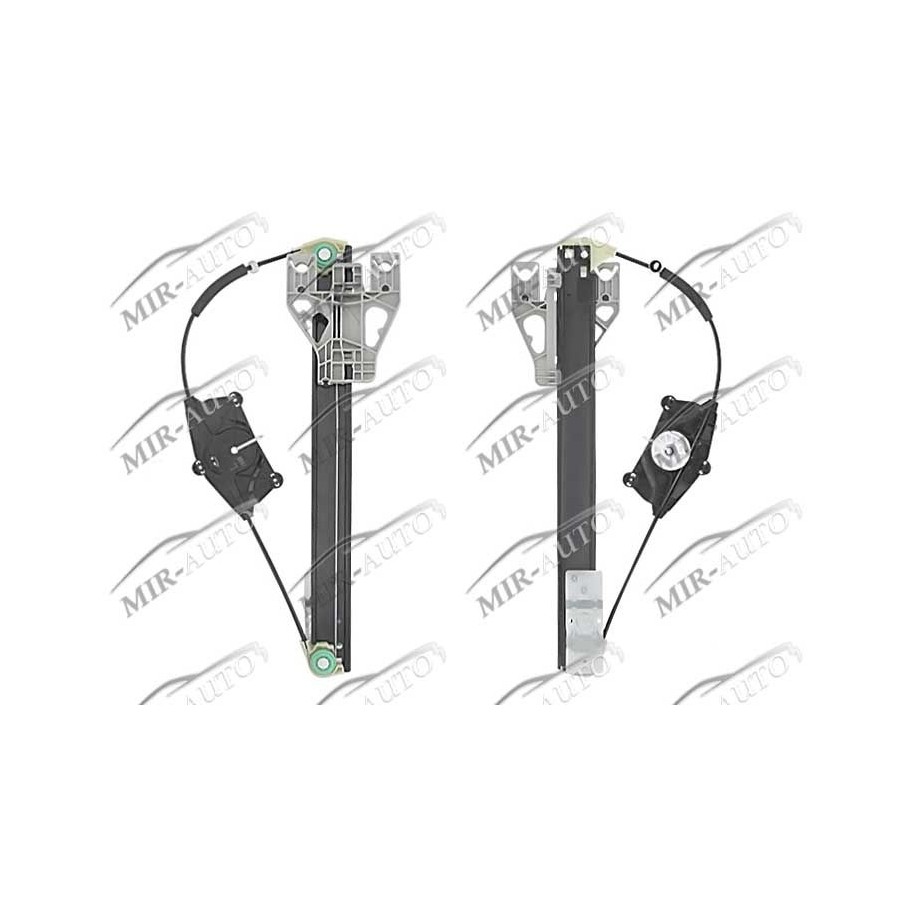 Power window regulator w/o motor