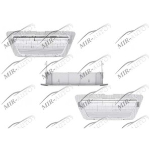 Licence plate light lens