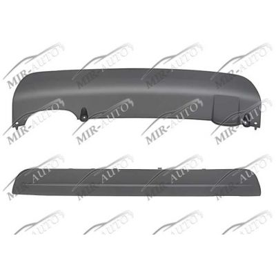 Rear bumper spoiler