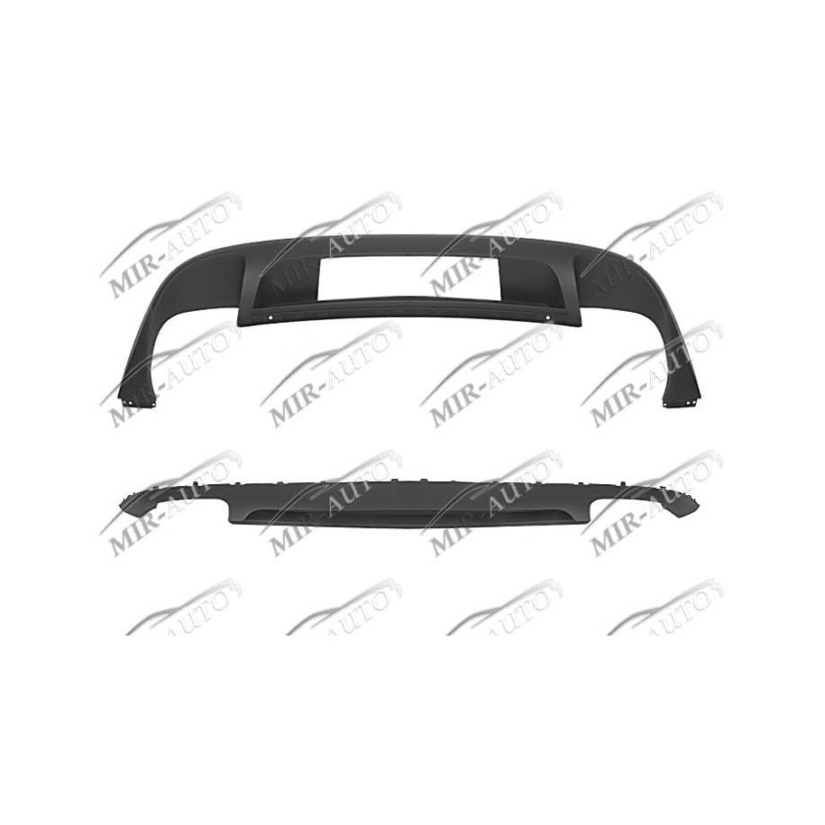 Bumper spoiler, rear