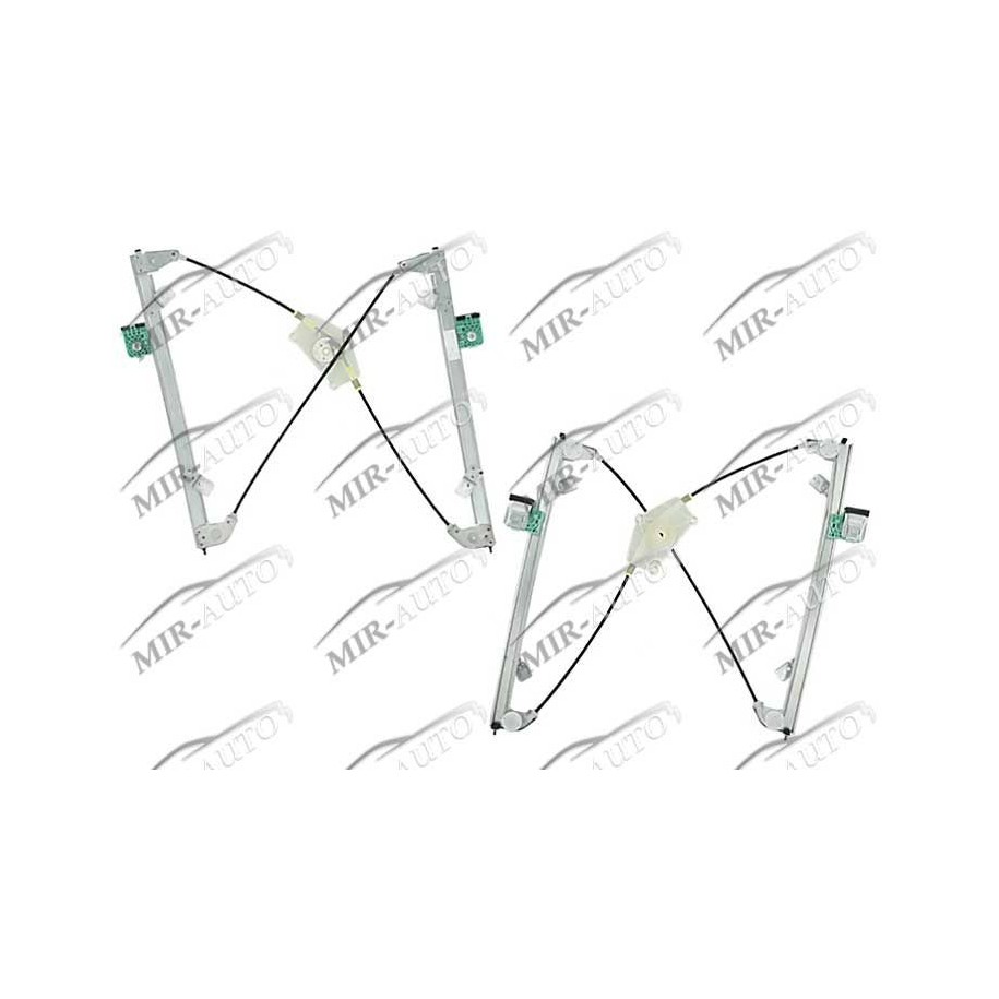 Power window regulator w/o motor