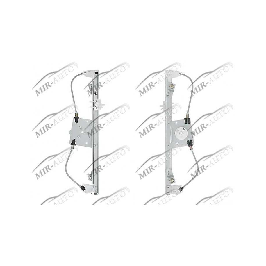 Power window regulator w/o motor