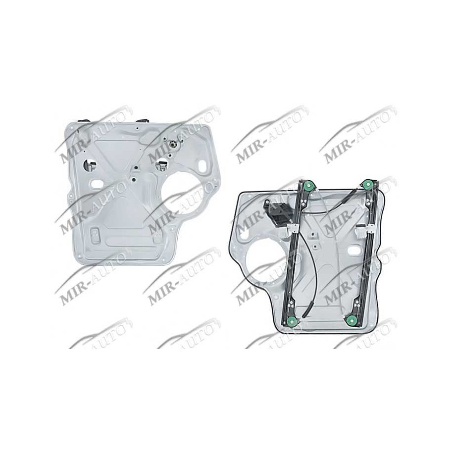 Power window regulator w/o motor