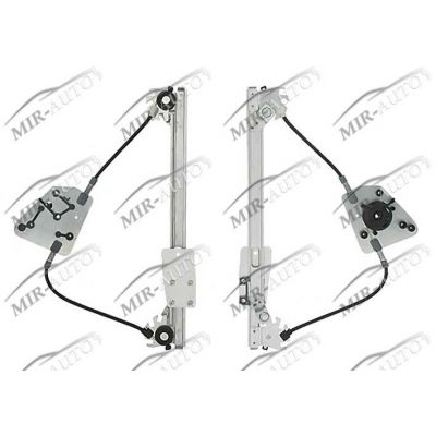 Power window regulator w/o motor