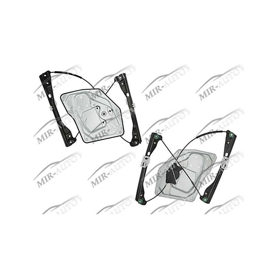 Power window regulator w/o motor