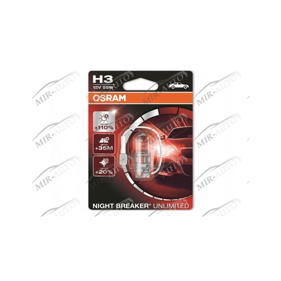OSRAM  12V H3 55W Bulb
