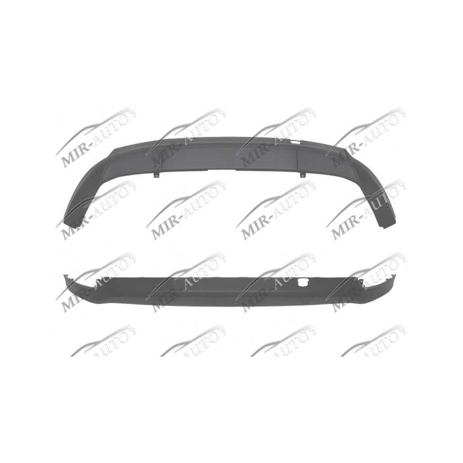 Bumper spoiler, rear