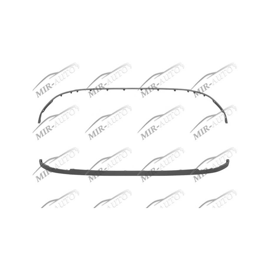 Front bumper spoiler