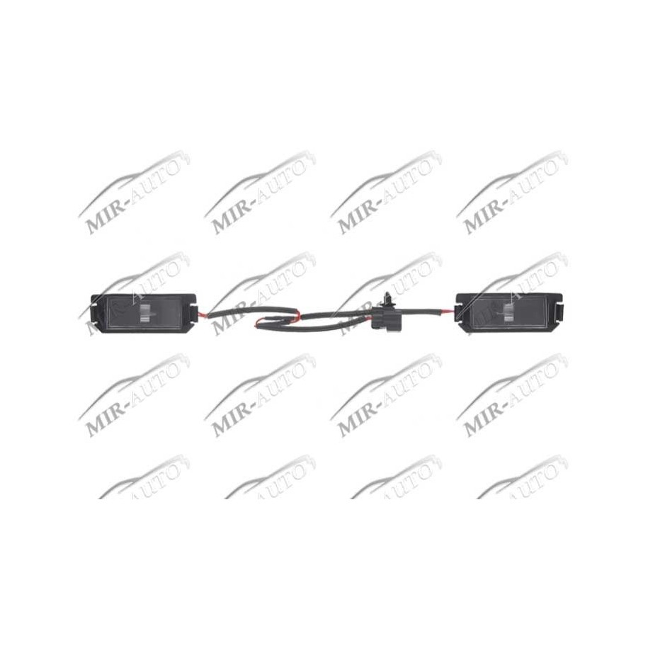 Фара номерного знака