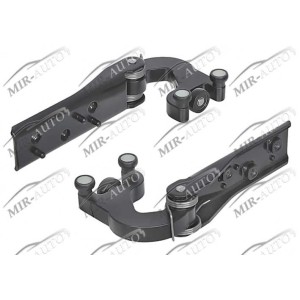 Sliding door pulleys