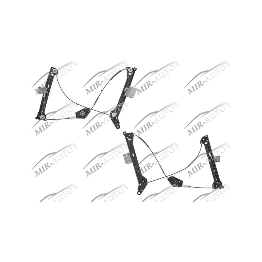 Power window regulator w/o motor