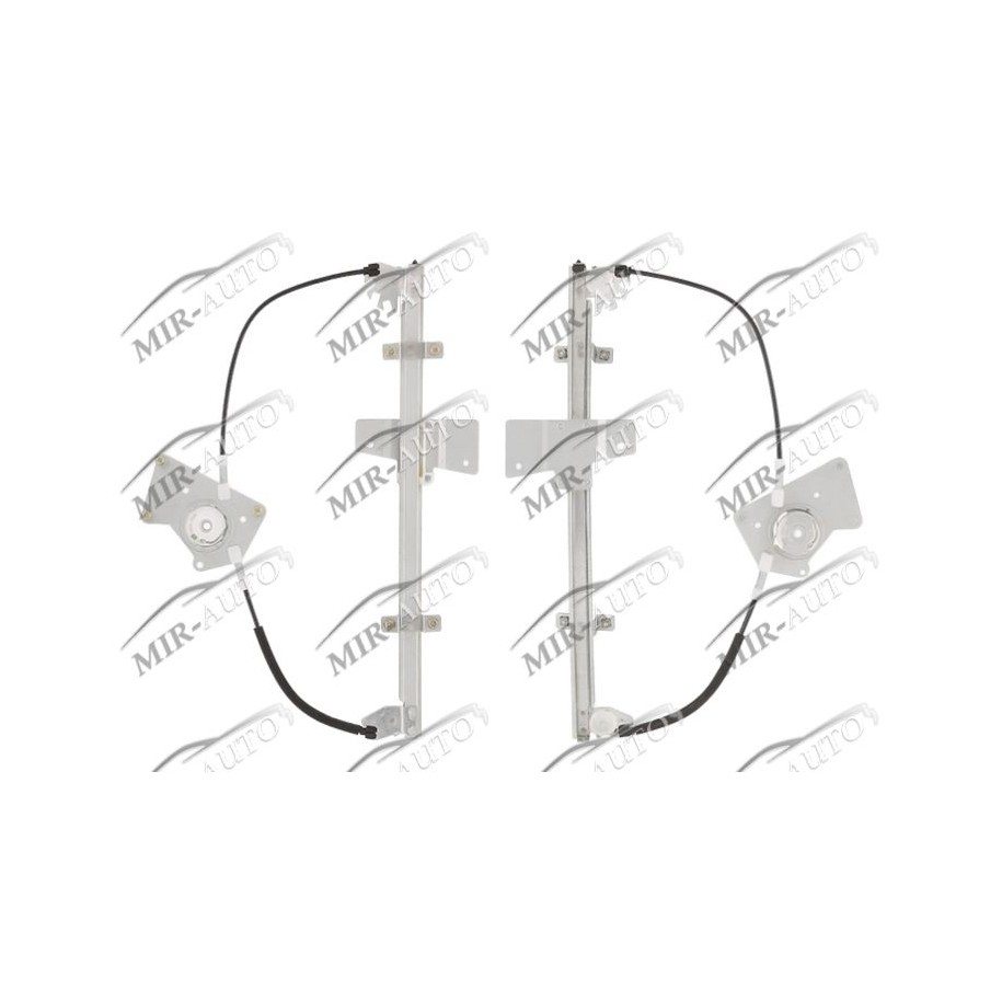 Power window regulator w/o motor