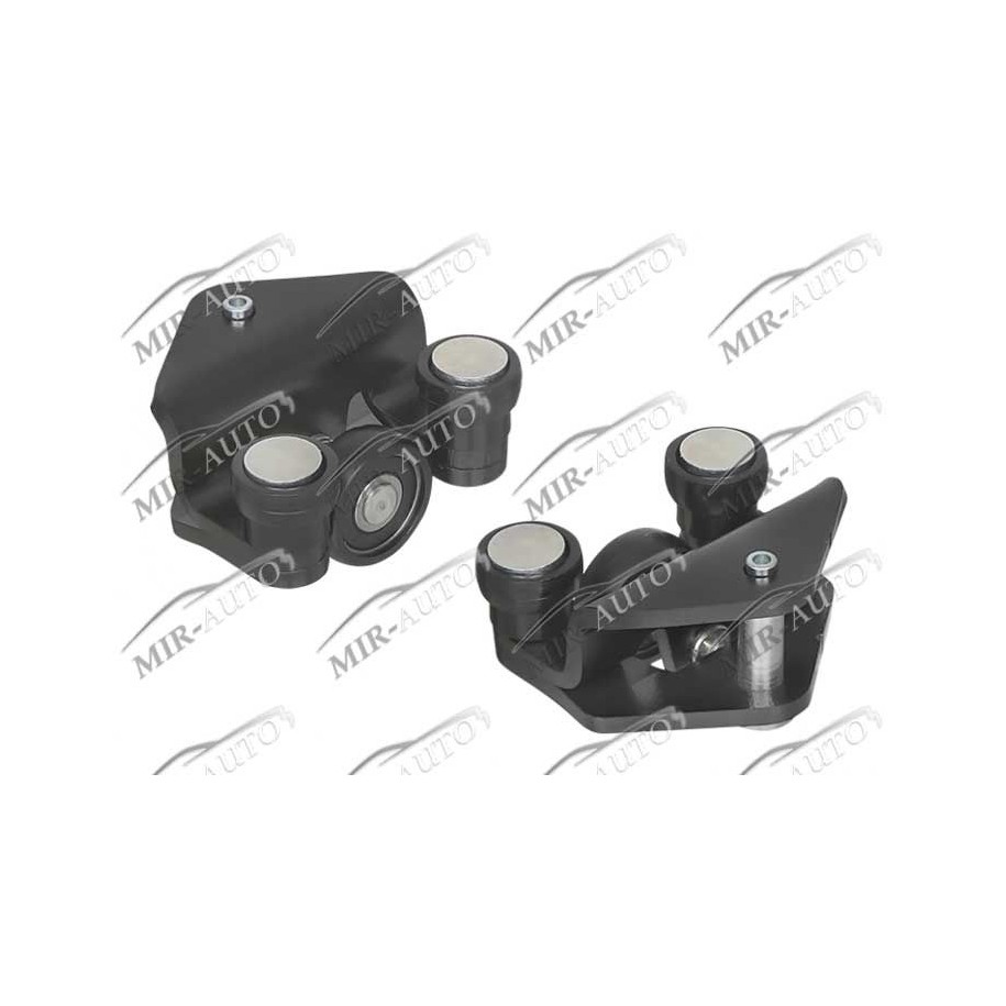 Sliding door pulleys