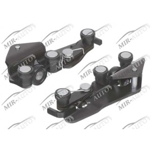 Sliding door pulleys