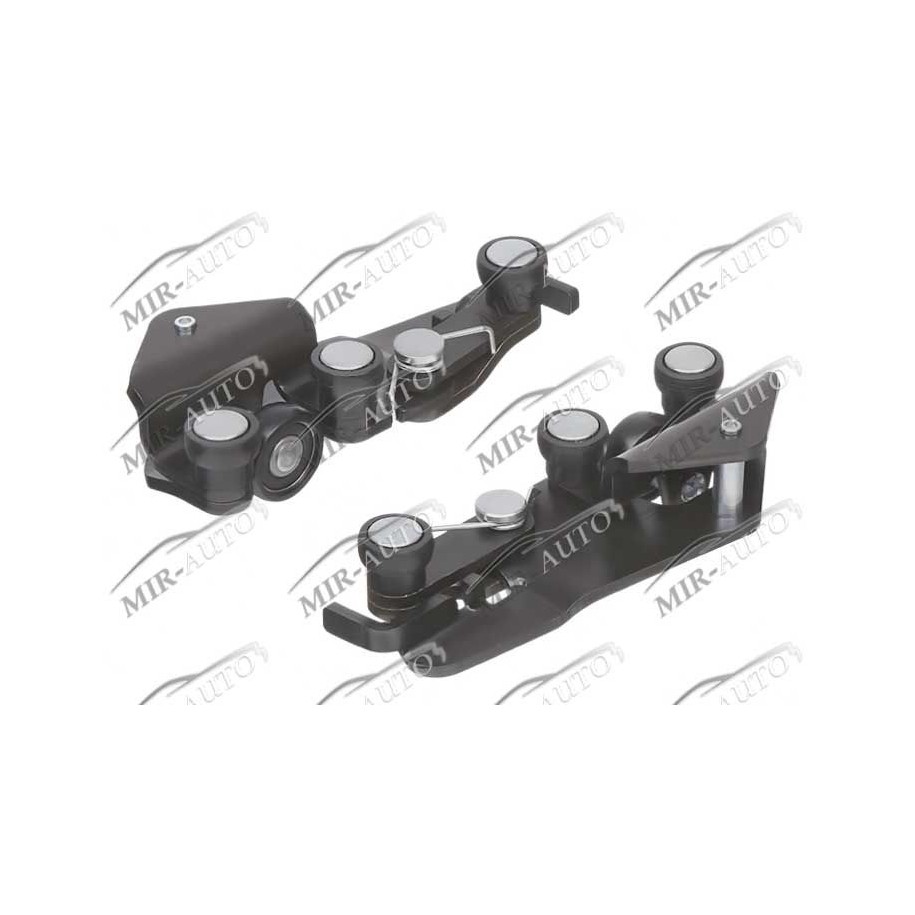 Sliding door pulleys