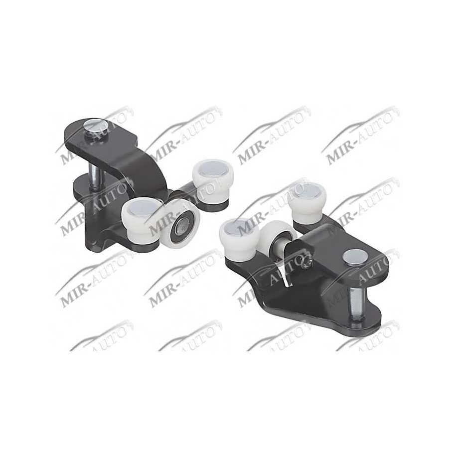 Sliding door pulleys