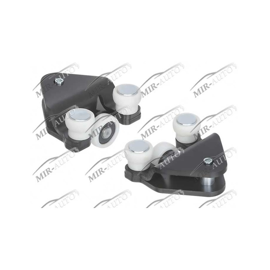 Sliding door pulleys