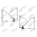 Power window regulator w/o motor