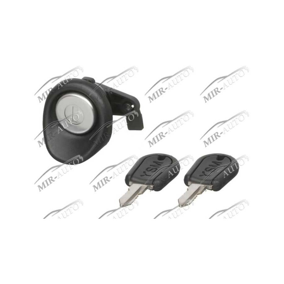 Trunk lock with cylinder