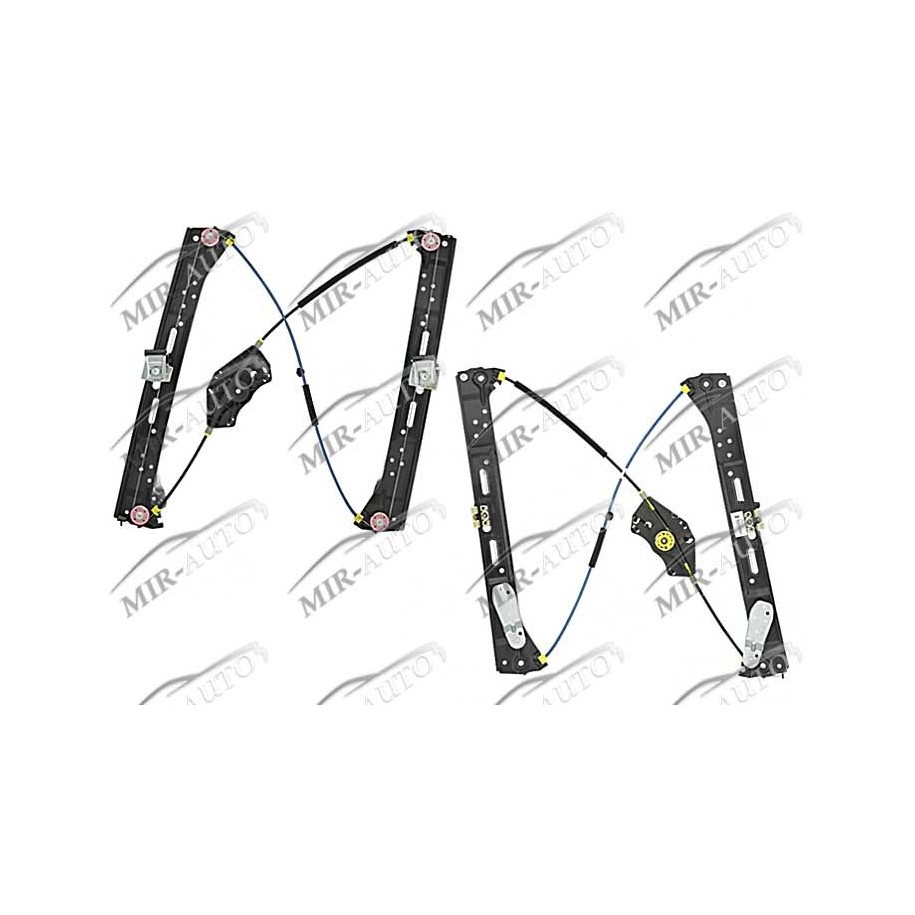 Power window regulator w/o motor