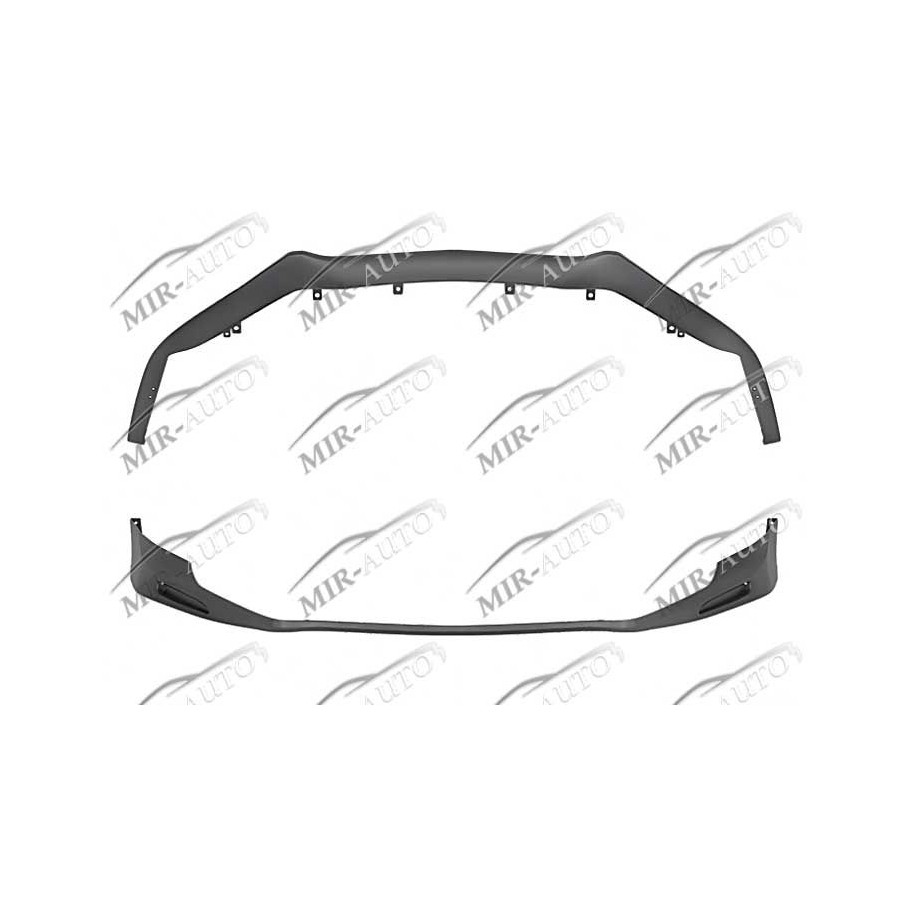 Front bumper spoiler