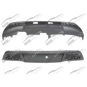 Rear bumper spoiler
