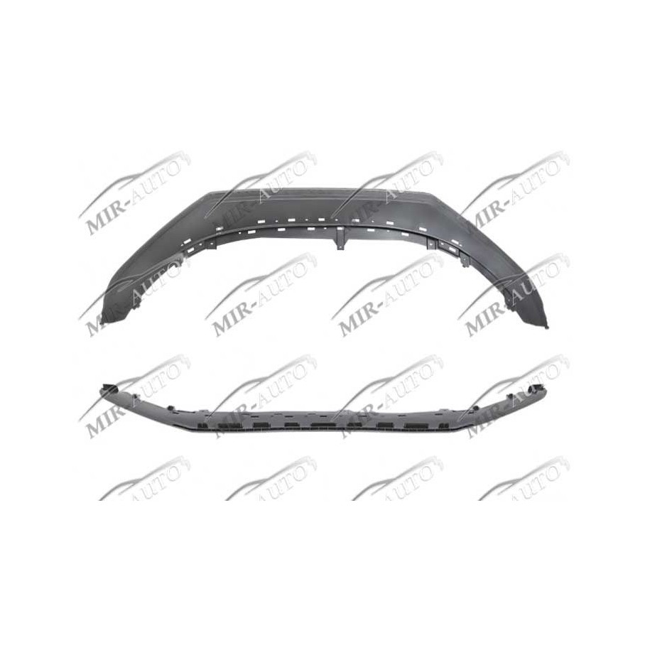 Front bumper spoiler