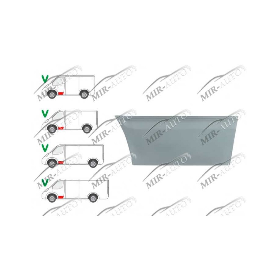 Door Plate Repair Panel