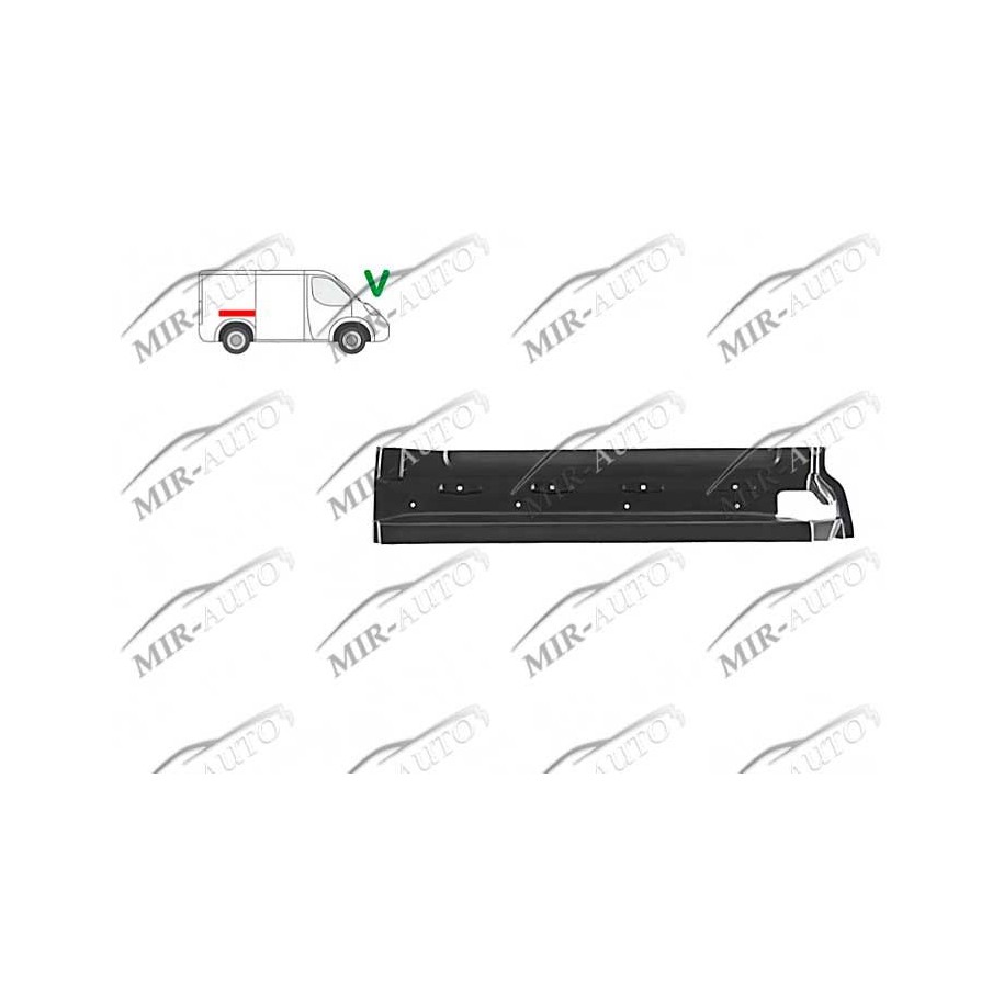 Ремкомплект крыла заднего