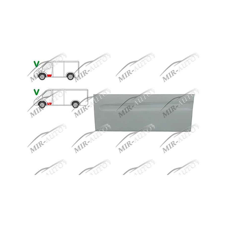 Door Plate Repair Panel