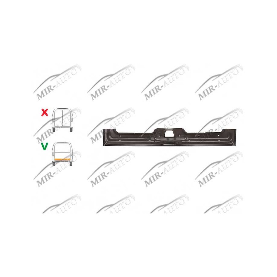 Tailgate Plate Repair Panel
