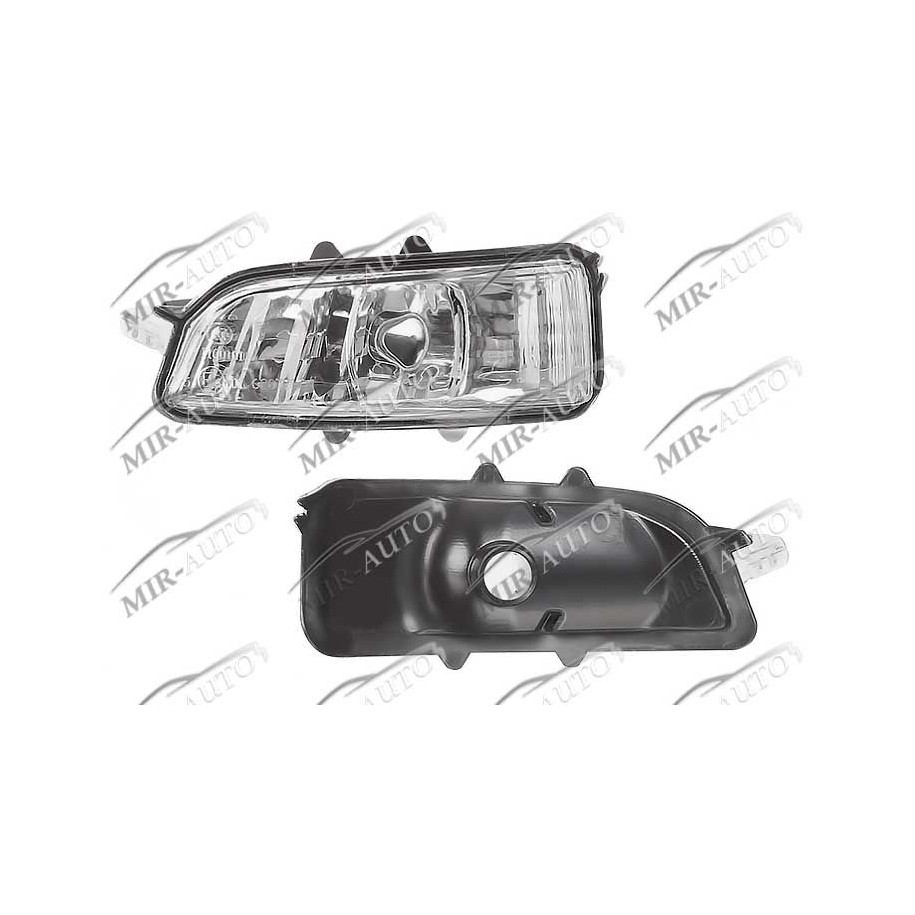 Side indicator in mirror