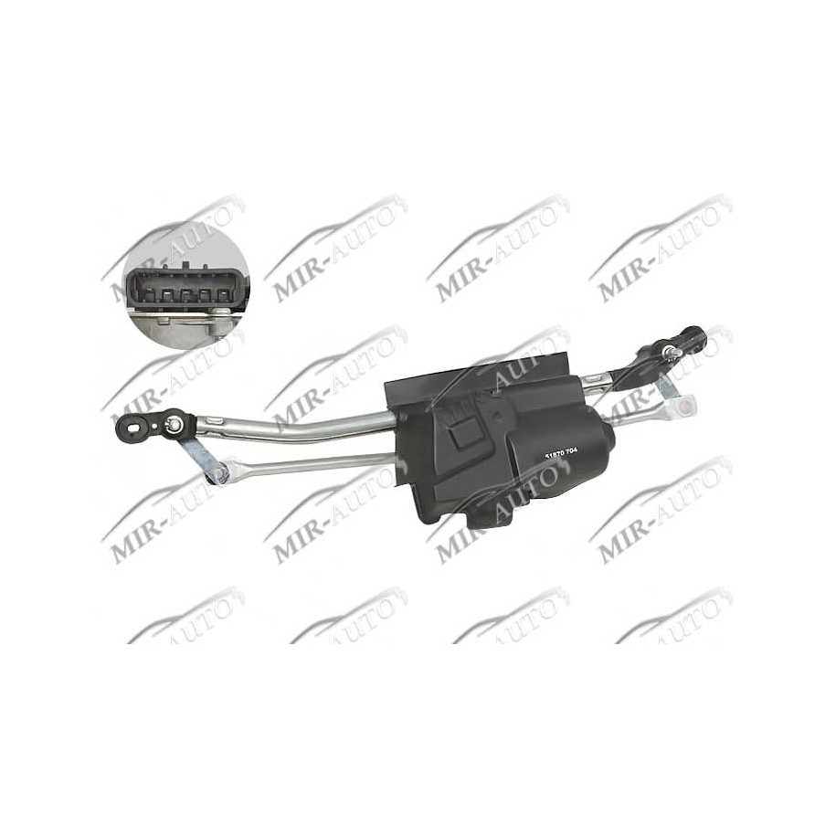 Wiper Mechanism With Motor