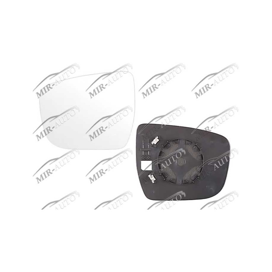 Door mirror glass base