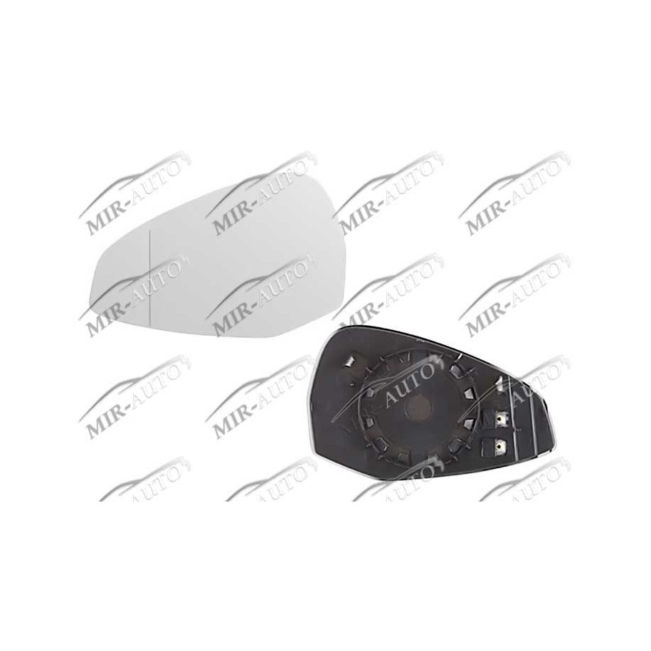 Door mirror glass base