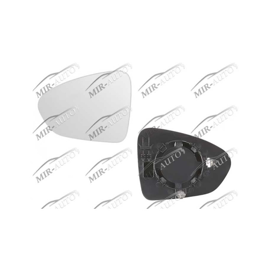 Door mirror glass base