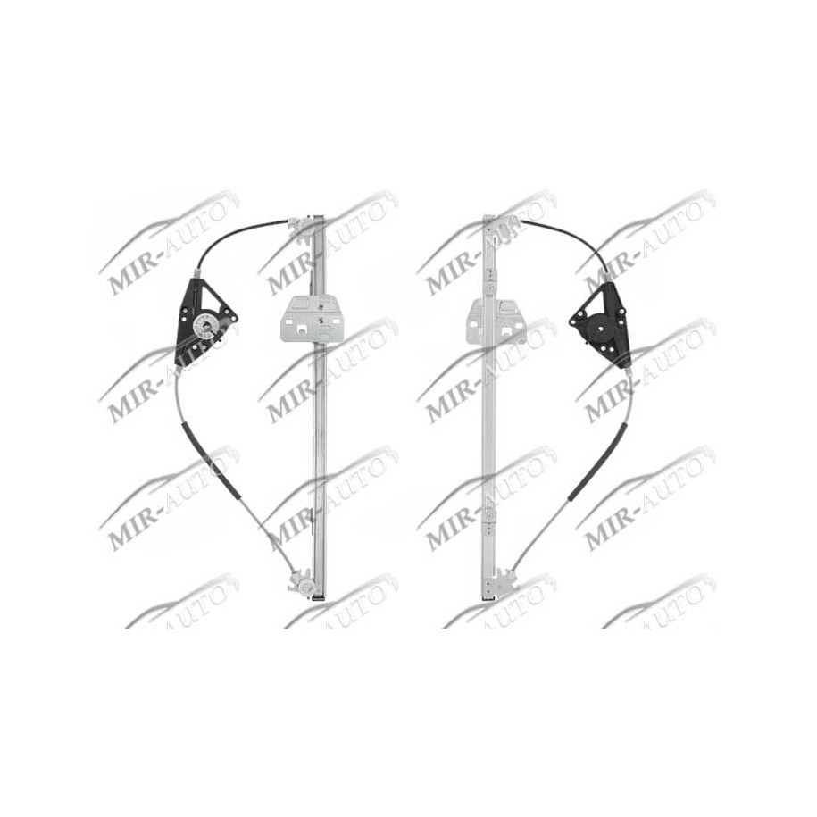 Power window regulator w/o motor